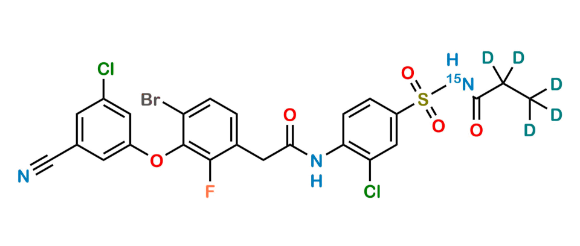 Picture of Elsulfavirine-15N, D5