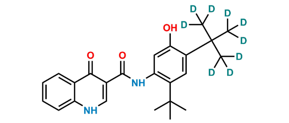 Picture of Ivacaftor (4-tertbutyl-D9)
