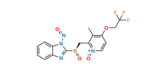 Picture of Dexlansoprazole N-oxide Nitroso Impurity