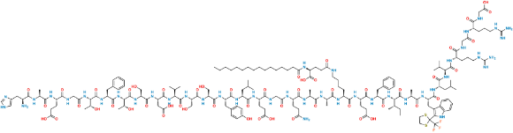 Picture of (2-(2-Trifluoromethyl-1,3-Dithiolan-2-yl)-Trp 25-Liraglutide
