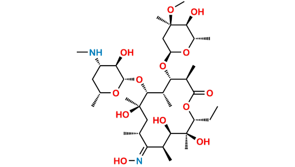 Picture of 3'-N-Demethylation Erythromycin A Oxime