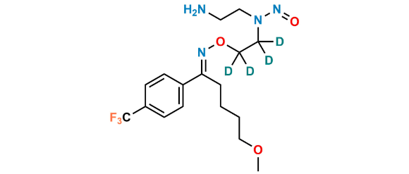 Picture of N-Nitroso Fluvoxamine Maleate EP Impurity F-D4