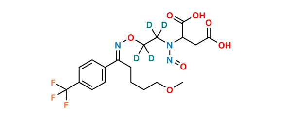Picture of N-Nitroso Fluvoxamine Maleate EP Impurity C-D4