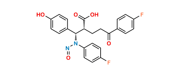 Picture of Ezetimibe Nitroso Impurity 10