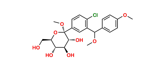 Picture of Dimethoxy Empagliflozin Methyl Impurity