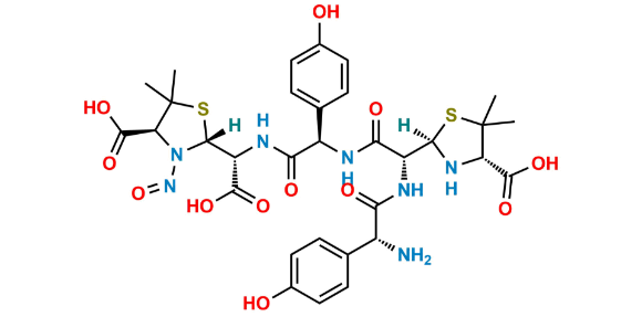 Picture of N-Nitroso Amoxicillin Impurity K (Possibility 1)