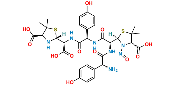 Picture of N-Nitroso Amoxicillin Impurity K (Possibility 2)