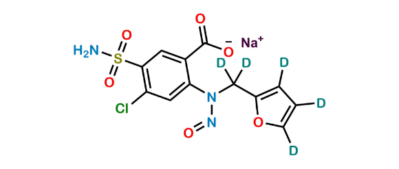Picture of N-Nitroso Furosemide D5 (Sodium salt)