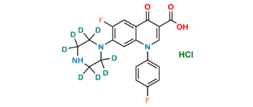 Picture of Sarafloxacin D8 Hydrochloride