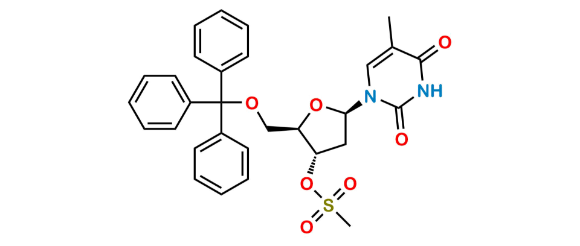 Picture of 5'-O-Trityl-3'-O-mesylthymidine
