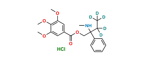 Picture of N-Demethyl Trimebutine-d5 Hydrochloride