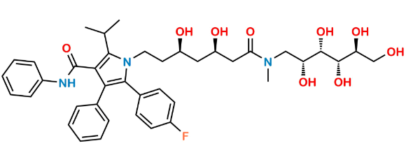 Picture of Atorvastatin N-methyl-D-glucamide Impurity