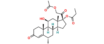 Picture of 6-α Methyl Hydrocortisone Aceponate
