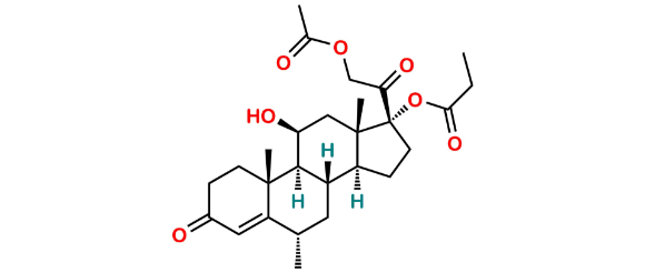 Picture of 6-α Methyl Hydrocortisone Aceponate
