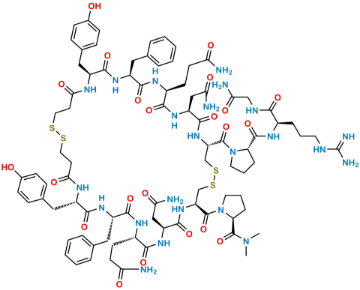 Picture of Desmopressin (1-7) N (CH3)2 (1,6:6,1 dimer)