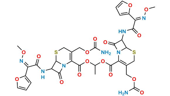 Picture of Di-Alfa-Cefuroxime Ethyl Ether Diastereoisomer-1