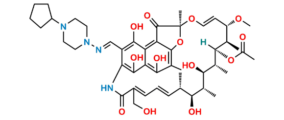 Picture of 30-Demethyl-30-Hydroxymethyl Rifapentine