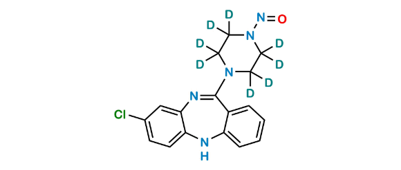 Picture of N-Nitroso Clozapine EP Impurity C D8