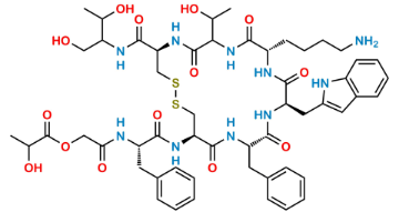Picture of GlycoLactyl Adduct -Phe –Octreotide