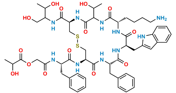 Picture of GlycoLactyl Adduct -Phe –Octreotide