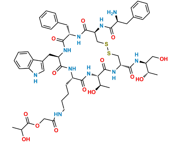 Picture of GlycoLactyl Adduct -Lys –Octreotide Impurity 1