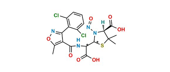 Picture of N-Nitroso Dicloxacillin EP Impurity A