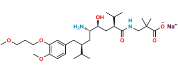 Picture of Aliskiren Carboxylic Acid Impurity (Sodium salt)