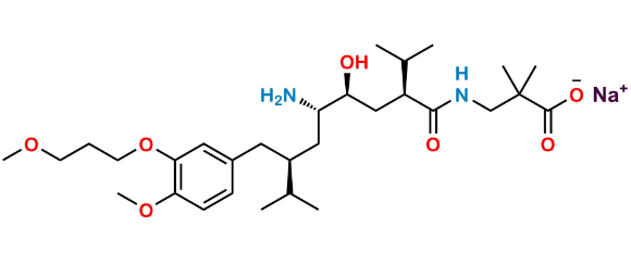 Picture of Aliskiren Carboxylic Acid Impurity (Sodium salt)