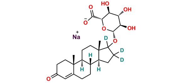 Picture of Testosterone-D3 Beta-D-Glucuronide Monosodium Salt