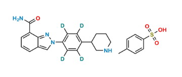 Picture of Rac-Niraparib-d4 Tosylate