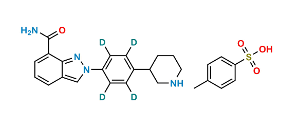 Picture of Rac-Niraparib-d4 Tosylate