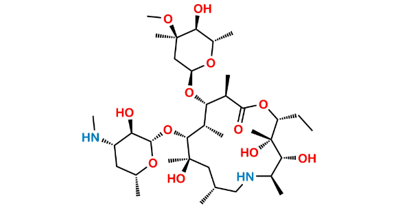 Picture of N-Desmethyl Azithromycin  Impurity