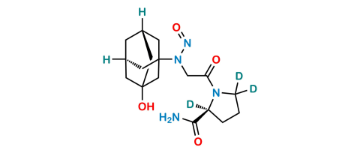 Picture of N-Nitroso Vildagliptin-d3 Amide