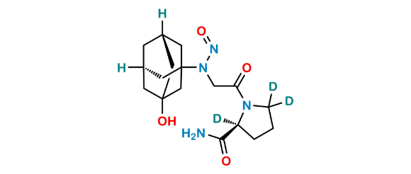 Picture of N-Nitroso Vildagliptin-d3 Amide