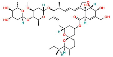 Picture of 3″-O-demethyl, 4-hydroxymethyl Ivermectin