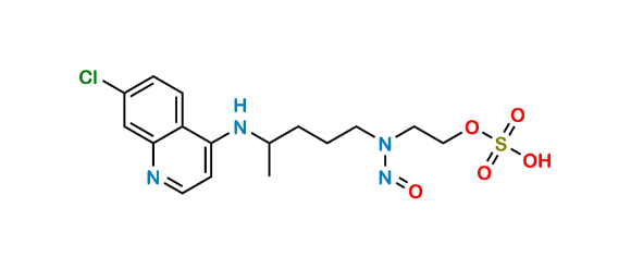 Picture of Hydroxychloroquine Nitroso Impurity 6