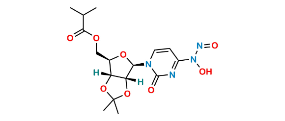 Picture of N-Nitroso Molnupiravir Dimethyl Dioxol Impurity