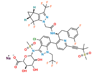 Picture of Lenacapavir N-Glucuronide Sodium Salt