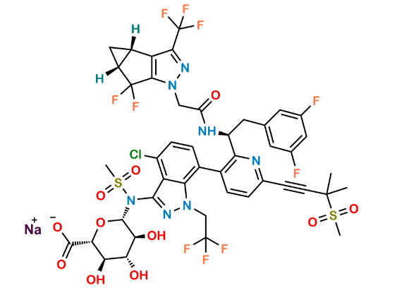 Picture of Lenacapavir N-Glucuronide Sodium Salt