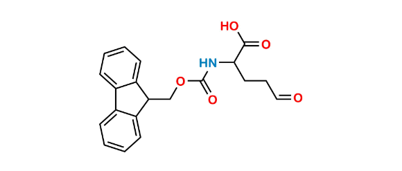 Picture of 2-((((9H-fluoren-9-yl)methoxy)carbonyl)amino)-5-oxopentanoic acid