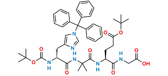 Picture of Boc-DHis(Trt)-Aib-Glu(OtBu)-Gly-OH