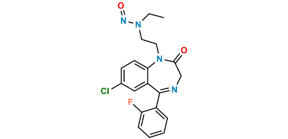 Picture of N-Nitroso Flurazepam Desethyl Impurity