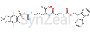 Picture of Fmoc-ß-Ala-Arg(Pbf)-OH