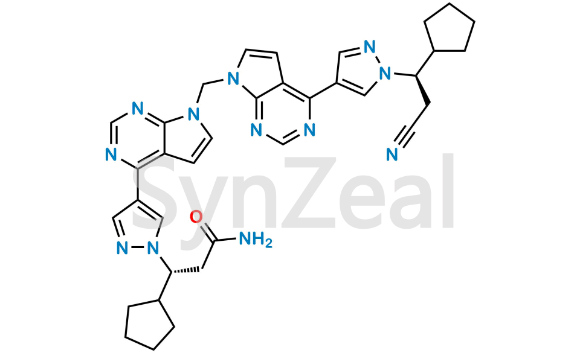 Picture of Nitrile-carboxamido Ruxolitin Dimer