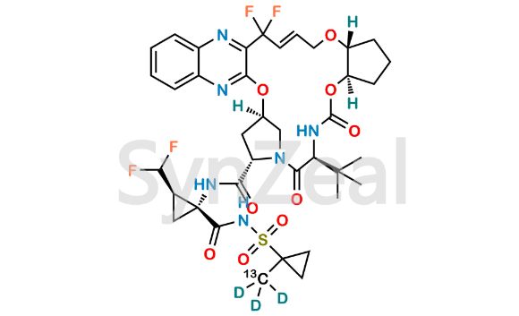 Picture of Glecaprevir-13C,D3