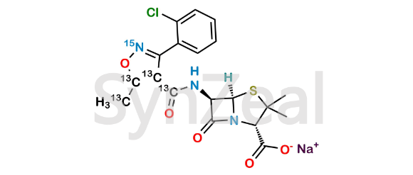 Picture of Cloxacillin 13C4 15N