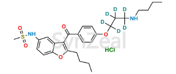 Picture of Desbutyl Dronedarone-D6 Hydrochloride