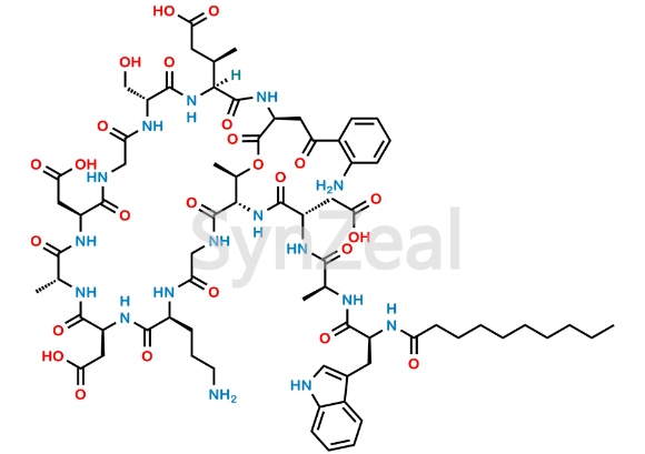 Picture of Daptomycin 2-D-Alanine Analog