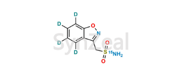 Picture of Zonisamide D4 15N