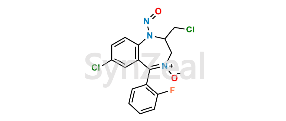 Picture of Midazolam N-nitroso-N-Oxide Nitroso Methylene Chlorde Impurity